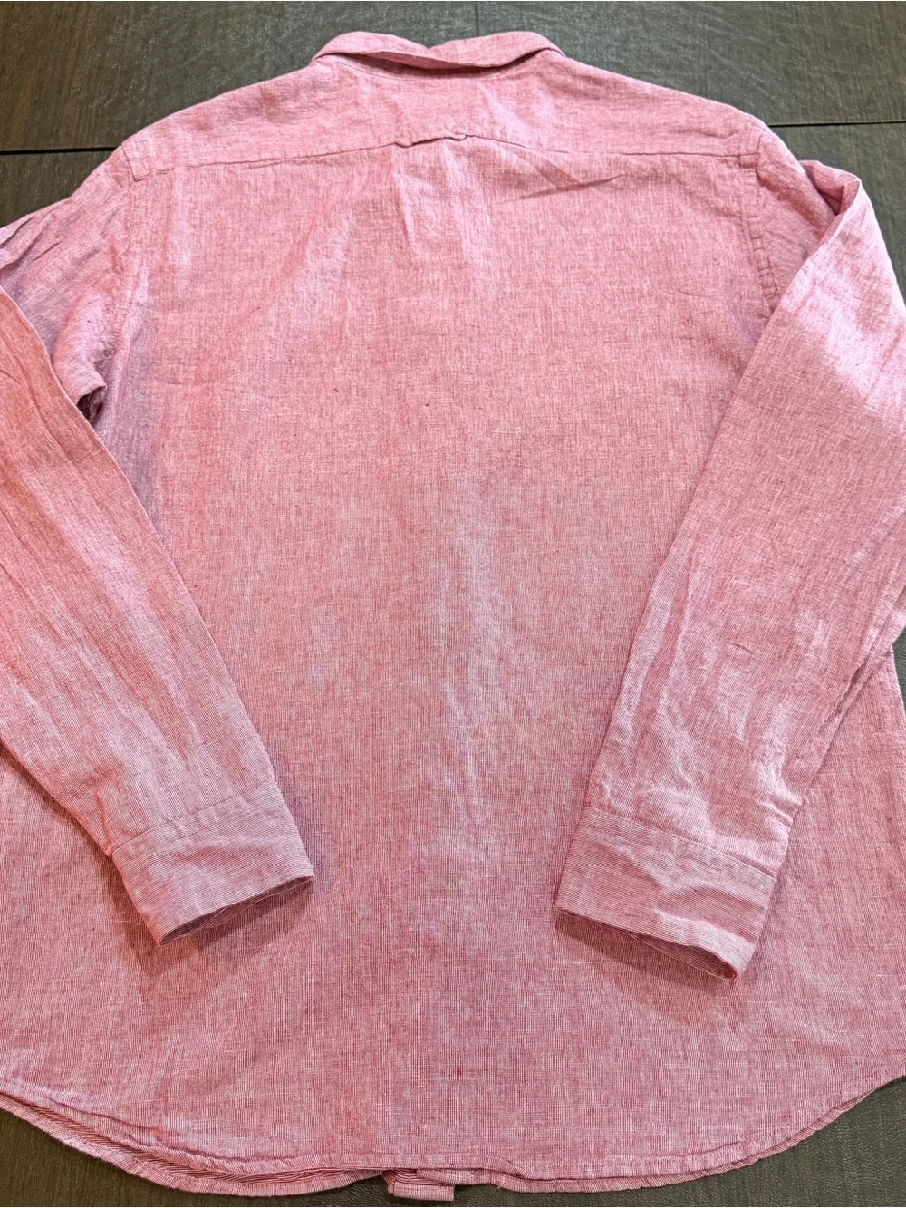 Banana Republic Men's Slim Fit Linen Cotton Blend Shirt - Large